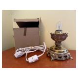 Electric table lamp base