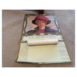 1893 Golden Girl advertising calendar