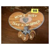Take a Number wood craft sign