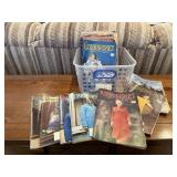 Storage basket of 1970's Workbasket magazines