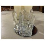 Glass nativity set