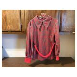 Vintage belted blouse