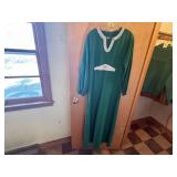 Vintage green gown