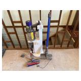 Dyson cordless bagless vacuum, stand, attachments