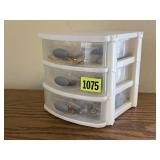 Tabletop organizer, pins included