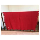 Amana red stadium blanket