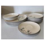 Vintage Versatile china dinner plates (6)salad