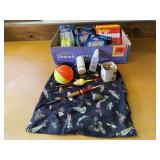 Fishing line, bobbers, accessories
