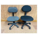 Armless office chairs (2)