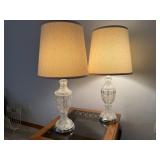 Crystal table lamps (2)