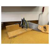 Stanley mitre saw, mitre box