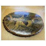 Raw edge bird dog artwork