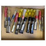 Wood chisels, hand tools