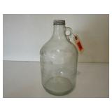 Glass gallon jug