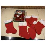 Gift box of Christmas stockings