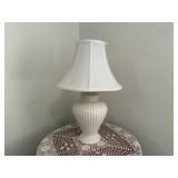 White table lamp