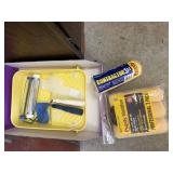 Paint tray, rollers