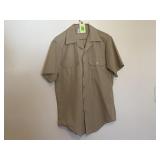 Khaki uniform shirt