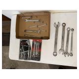 Box of combination wrenches