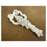 Shabby chic bow resin wall decor