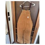 Carhartt insulated bib overalls