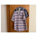 Polo short sleeve button up shirts (2)
