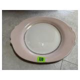 Cotillion Pink warranted 22K gold serving platter