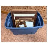 Tote of picture frames