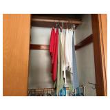 Assorted fabric tablecloths