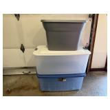 Storage totes (3)
