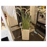 Decorative grass planter
