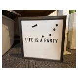 LIfe is a Party wall decor