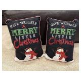Have Yourself a Merry Little Christmas pillows (2)