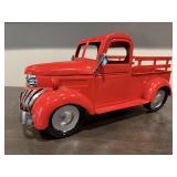 Decorative red truck