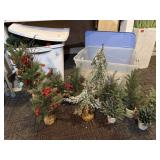 Tote of holiday trees