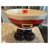 Sleigh Bell santa bowl