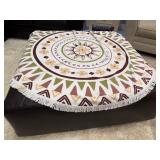 Round fringe towel/cloth