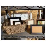 Basket of picture frames