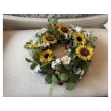 Sunflower wreath