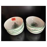 Spode Christmas stoneware bowls (8)
