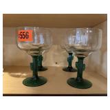 Cactus margarita glasses (4)