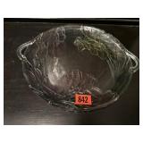 Tulip glass plate