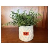 Flower pot, greenery