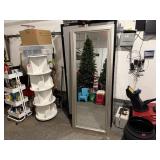 Silver full length mirror