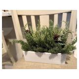Threshold greenery planter