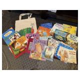 Tote bag, children's story books
