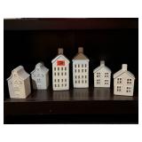 Battery operated Christmas Village houses