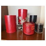 Bath & Body Works, pillar candles, candle stand