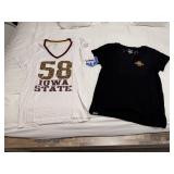 NEW Iowa State 58 sequin v-neck tee, black