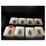 Spode Christmas butter pats (8)